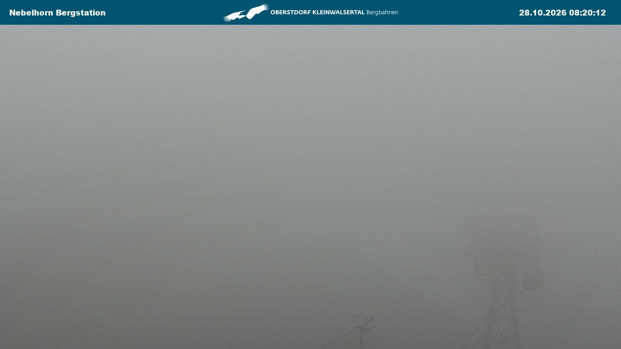 Archiv Foto Webcam Blick von der "Höfatsblick" Bergstation ins Tal