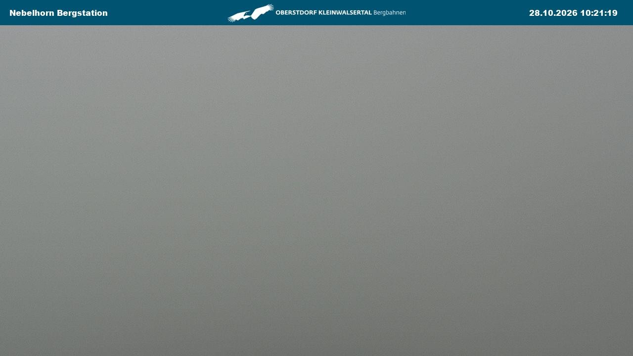 Archiv Foto Webcam Blick von der "Höfatsblick" Bergstation ins Tal