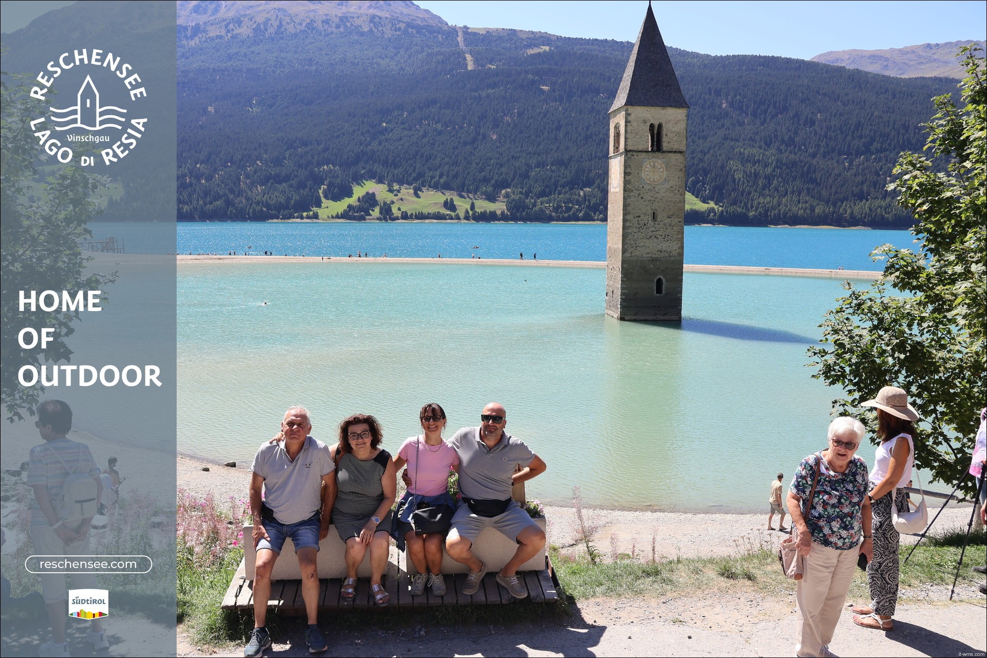Archiv Foto Webcam Reschensee mit versunkenem Turm