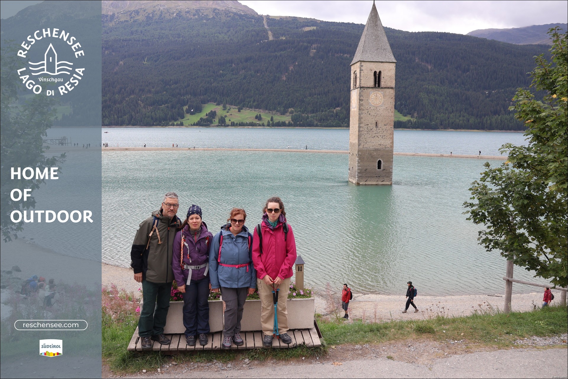 Archiv Foto Webcam Reschensee mit versunkenem Turm