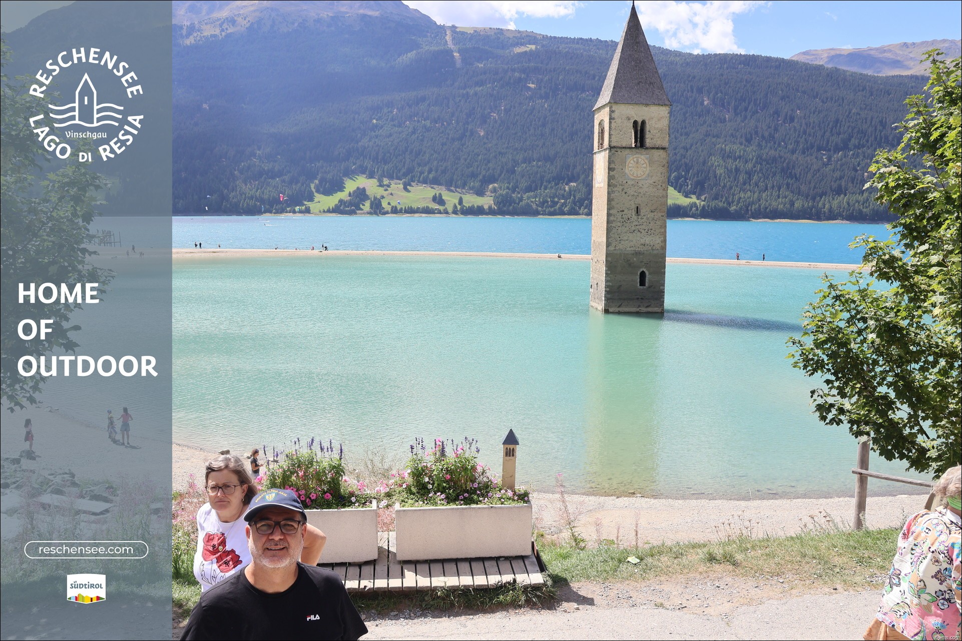 Archiv Foto Webcam Reschensee mit versunkenem Turm
