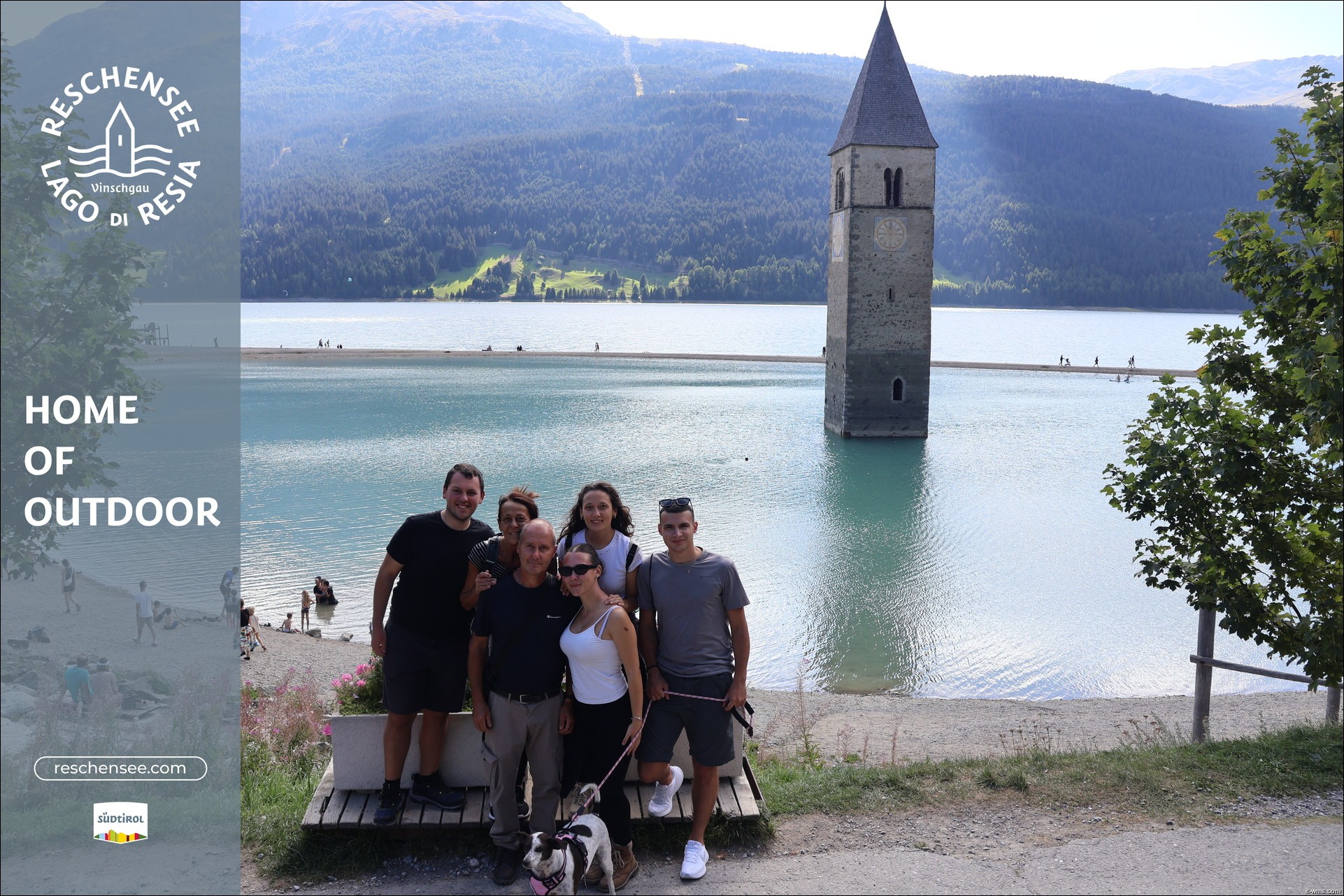 Archiv Foto Webcam Reschensee mit versunkenem Turm