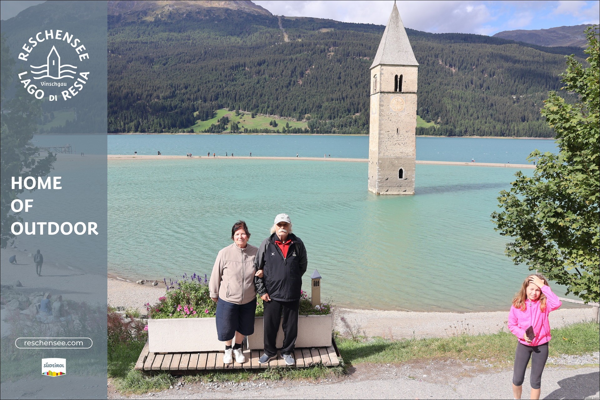 Archiv Foto Webcam Reschensee mit versunkenem Turm