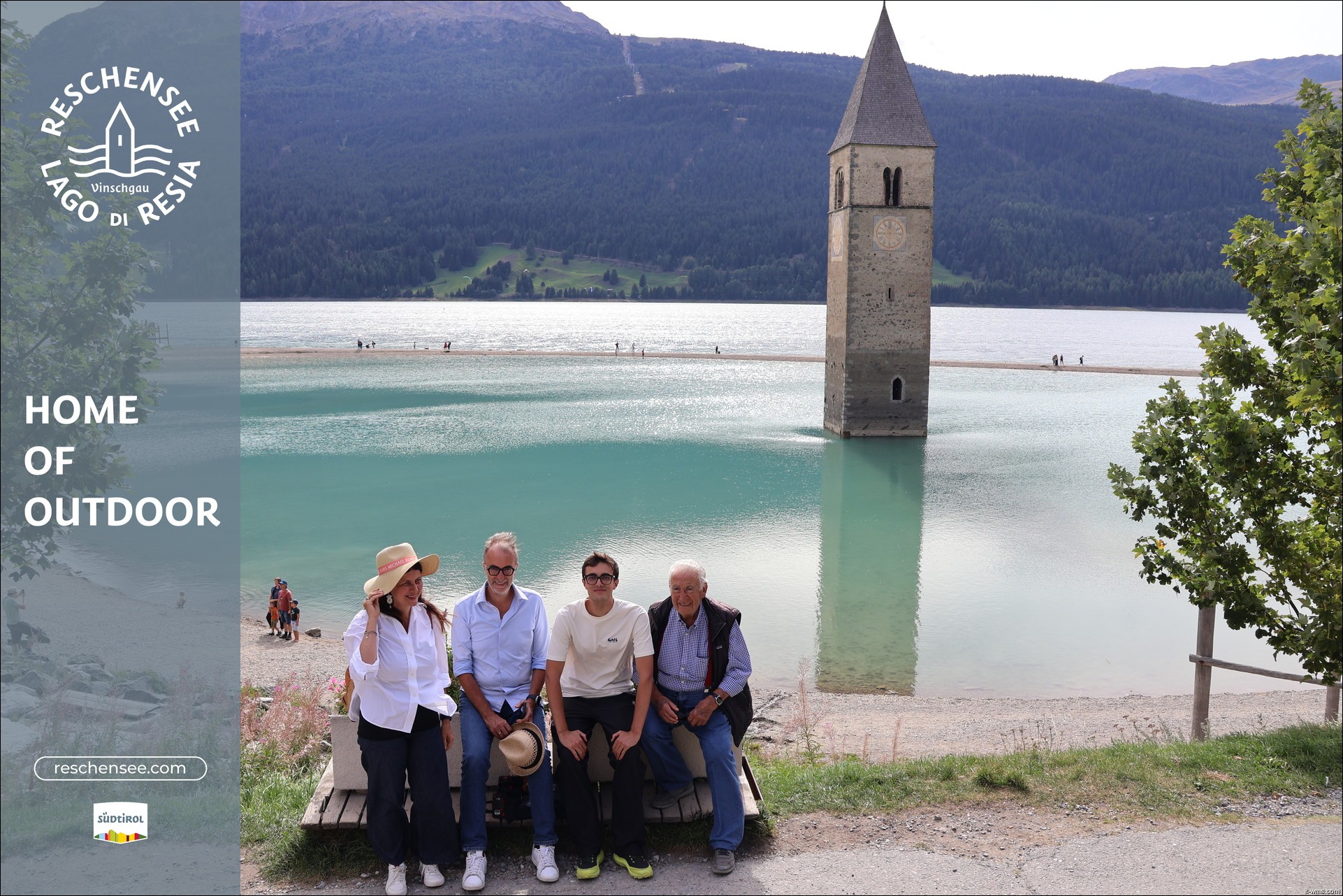 Archiv Foto Webcam Reschensee mit versunkenem Turm