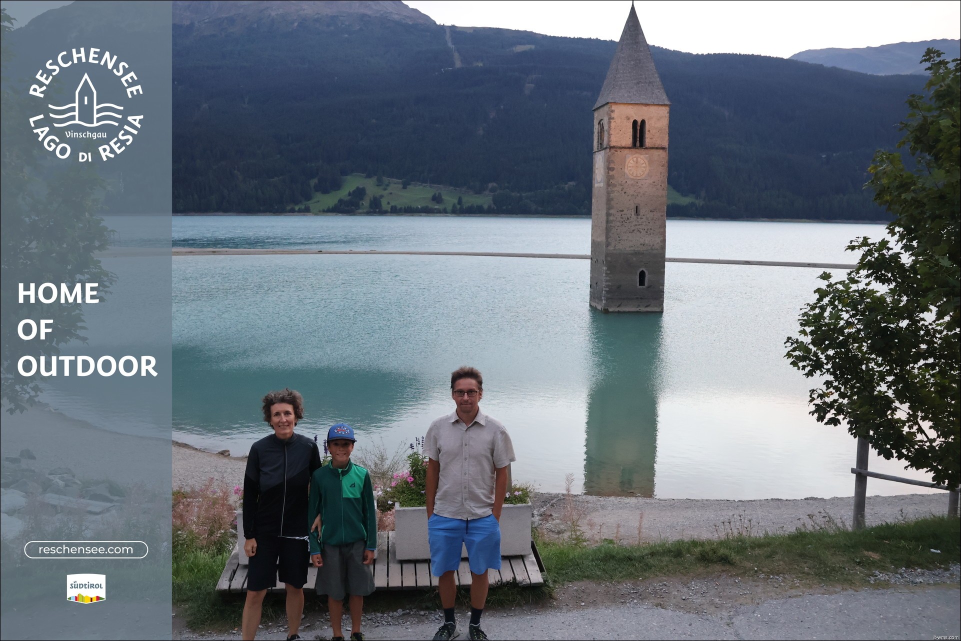 Archiv Foto Webcam Reschensee mit versunkenem Turm