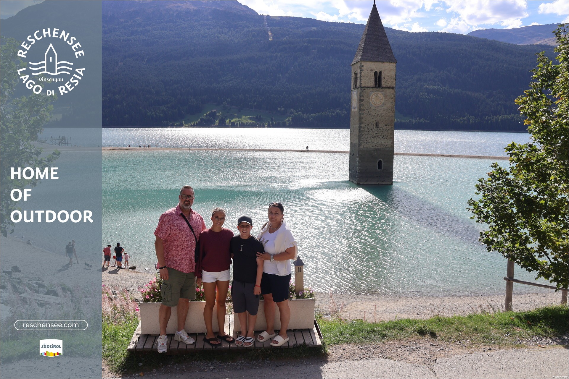 Archiv Foto Webcam Reschensee mit versunkenem Turm