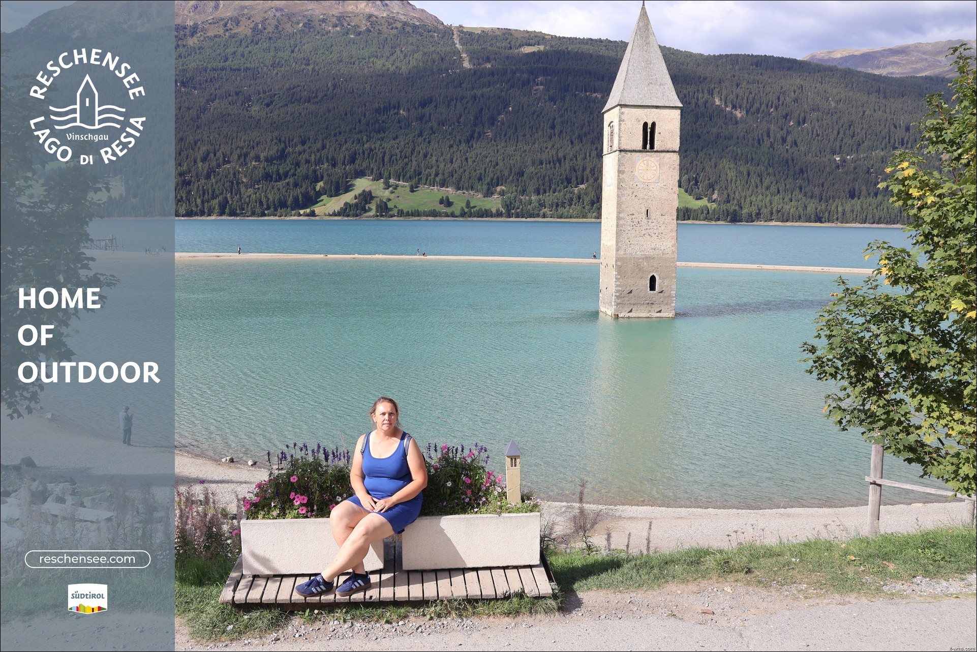 Archiv Foto Webcam Reschensee mit versunkenem Turm