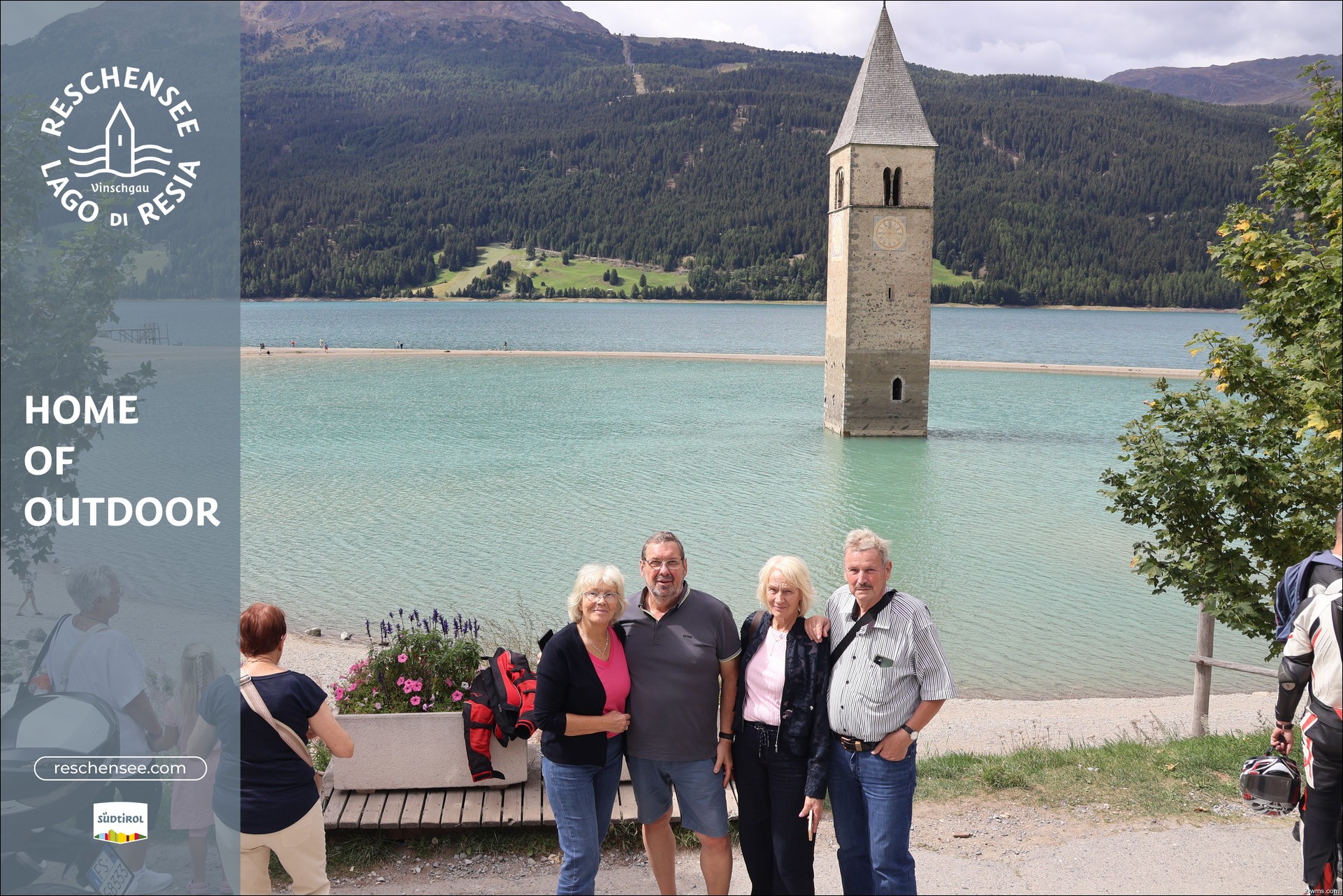 Archiv Foto Webcam Reschensee mit versunkenem Turm