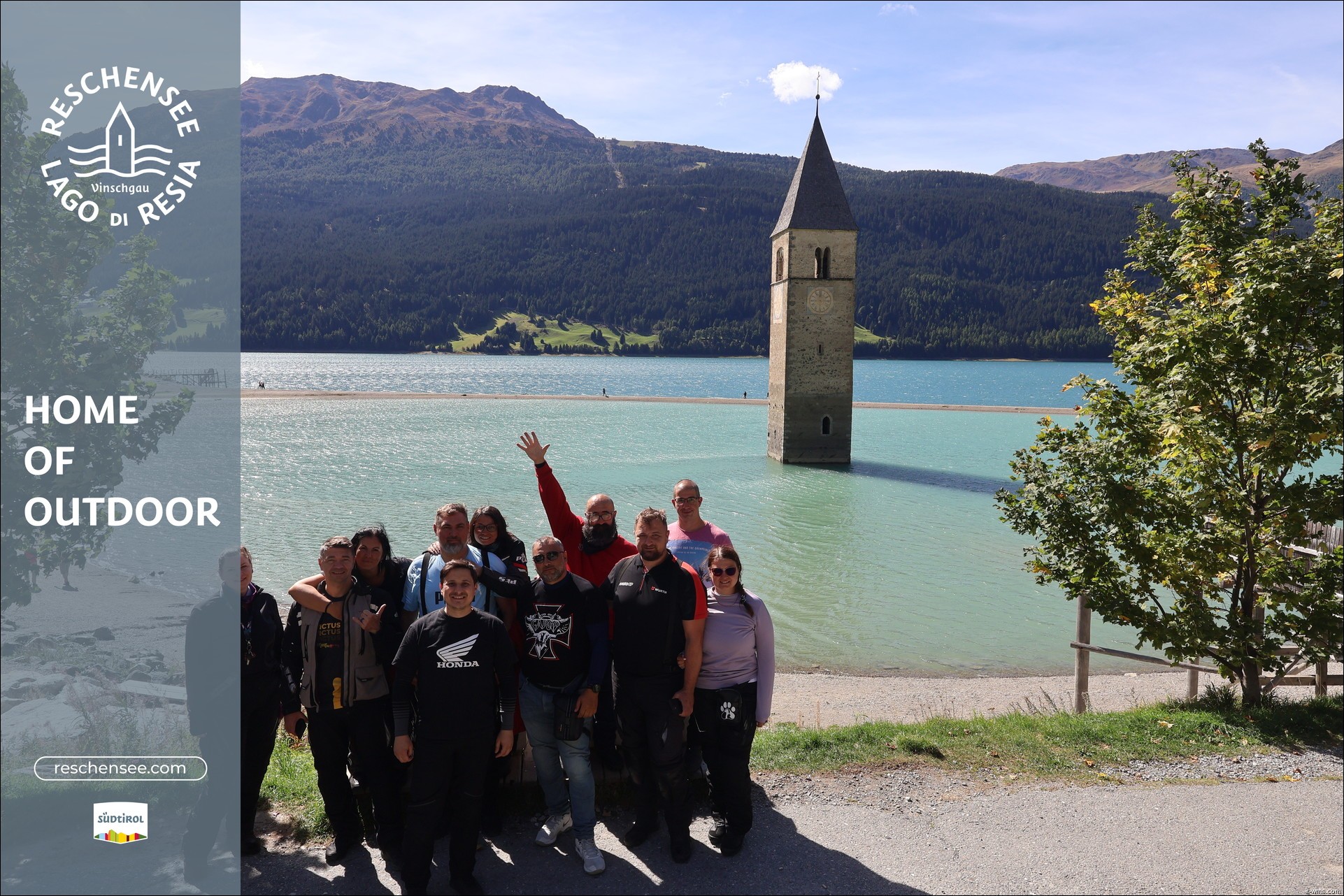 Archiv Foto Webcam Reschensee mit versunkenem Turm