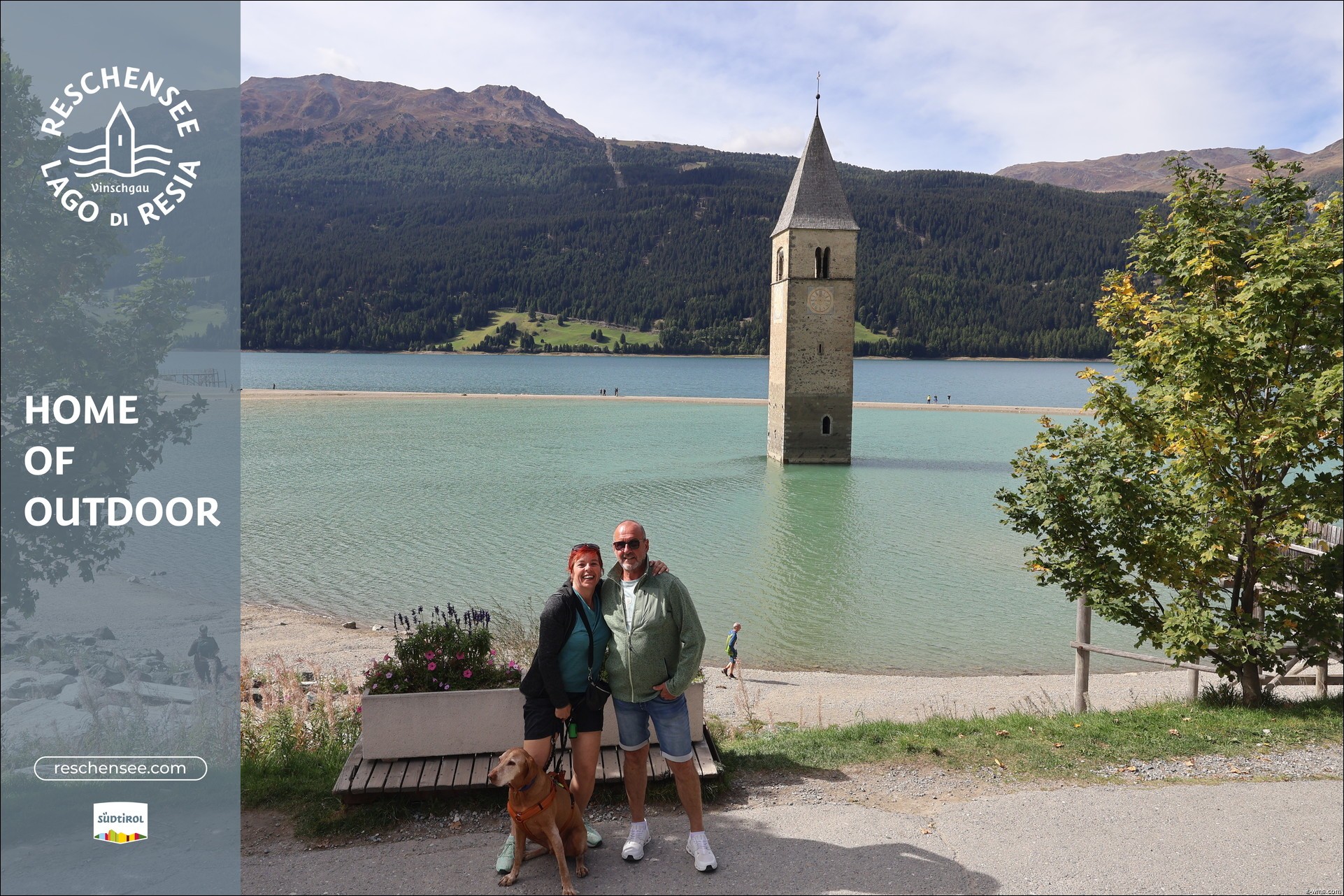 Archiv Foto Webcam Reschensee mit versunkenem Turm