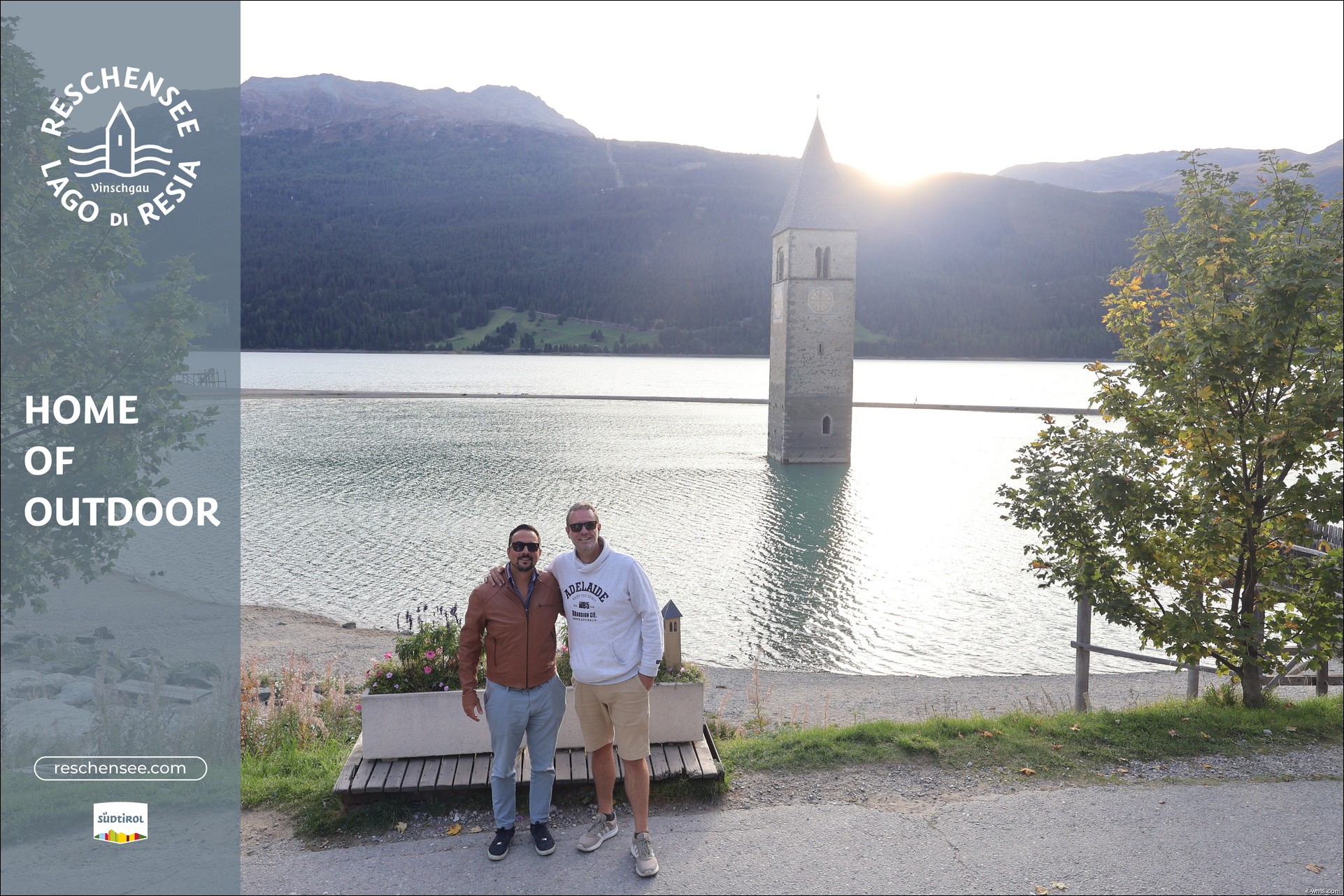 Archiv Foto Webcam Reschensee mit versunkenem Turm