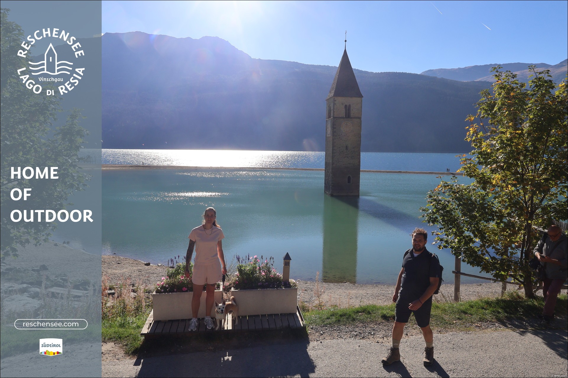 Archiv Foto Webcam Reschensee mit versunkenem Turm