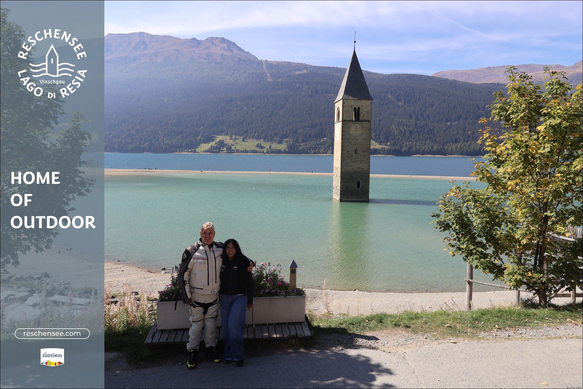 Archiv Foto Webcam Reschensee mit versunkenem Turm
