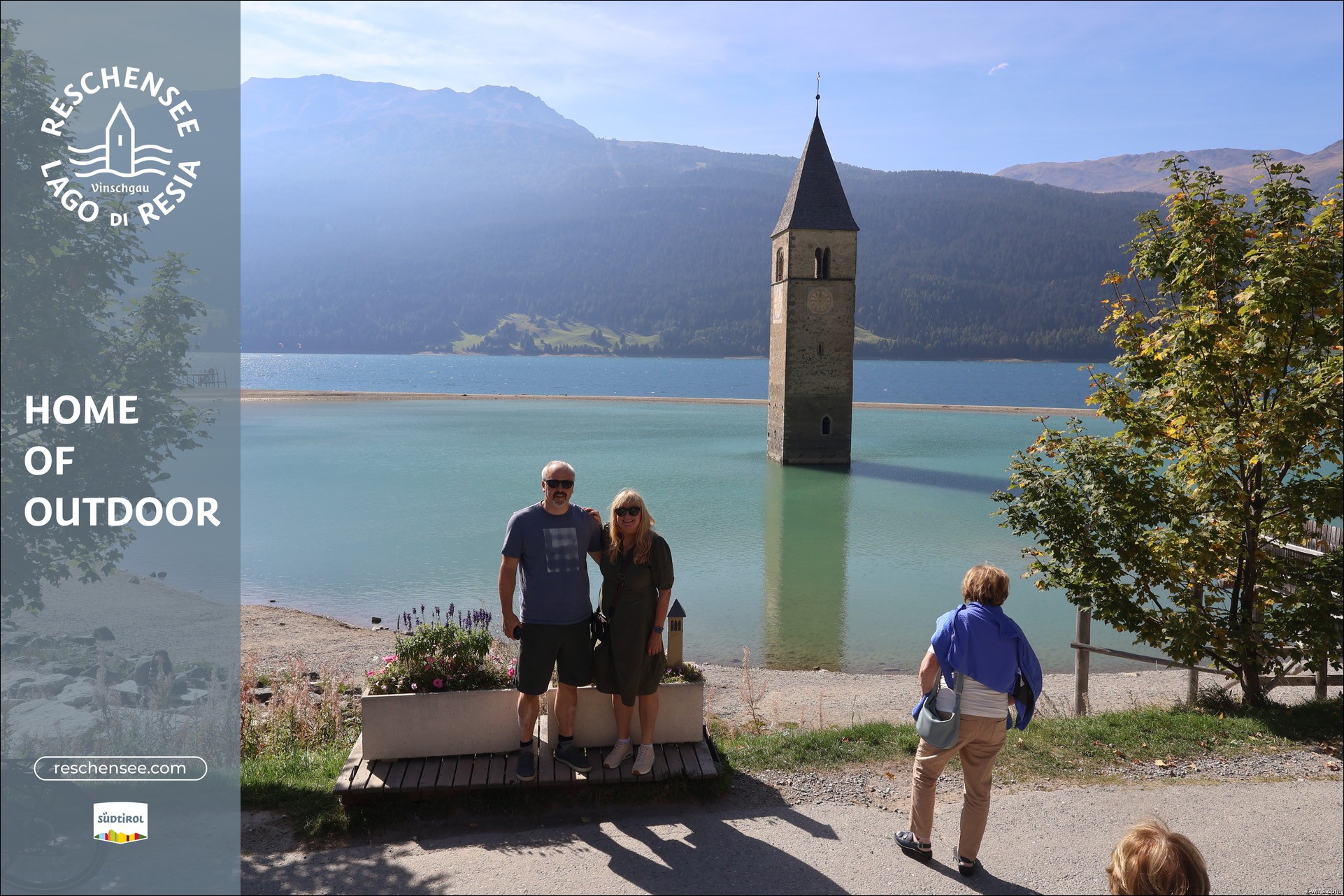 Archiv Foto Webcam Reschensee mit versunkenem Turm
