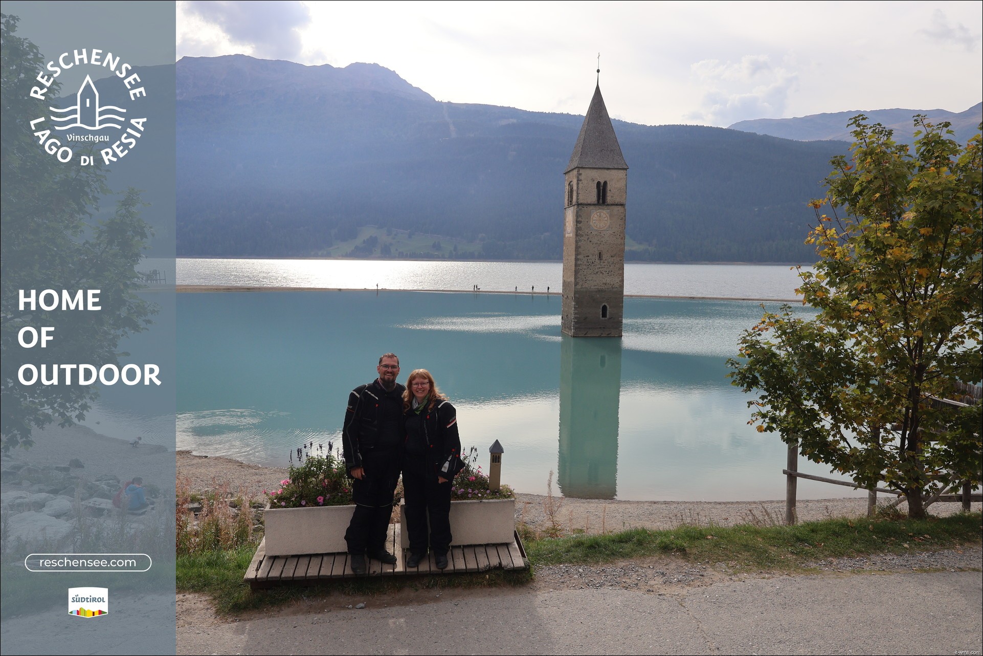 Archiv Foto Webcam Reschensee mit versunkenem Turm