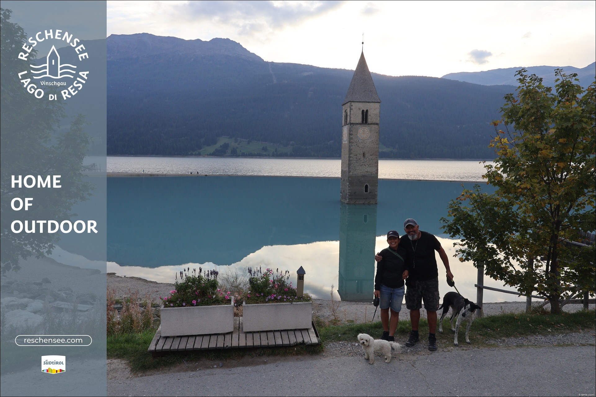 Archiv Foto Webcam Reschensee mit versunkenem Turm
