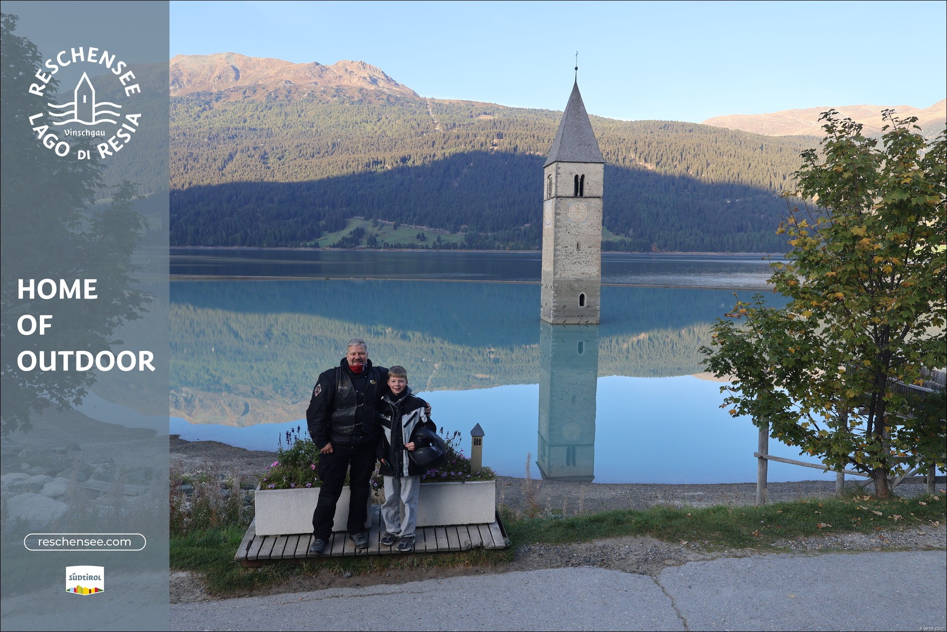 Archiv Foto Webcam Reschensee mit versunkenem Turm