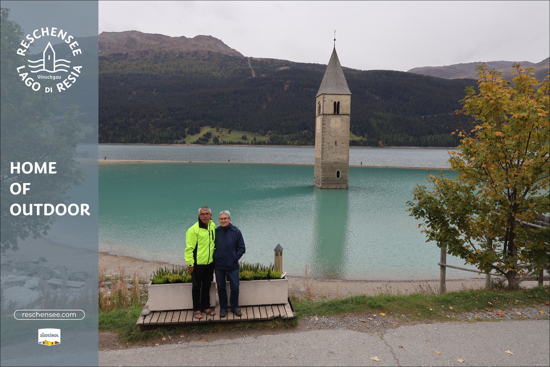 Archiv Foto Webcam Reschensee mit versunkenem Turm