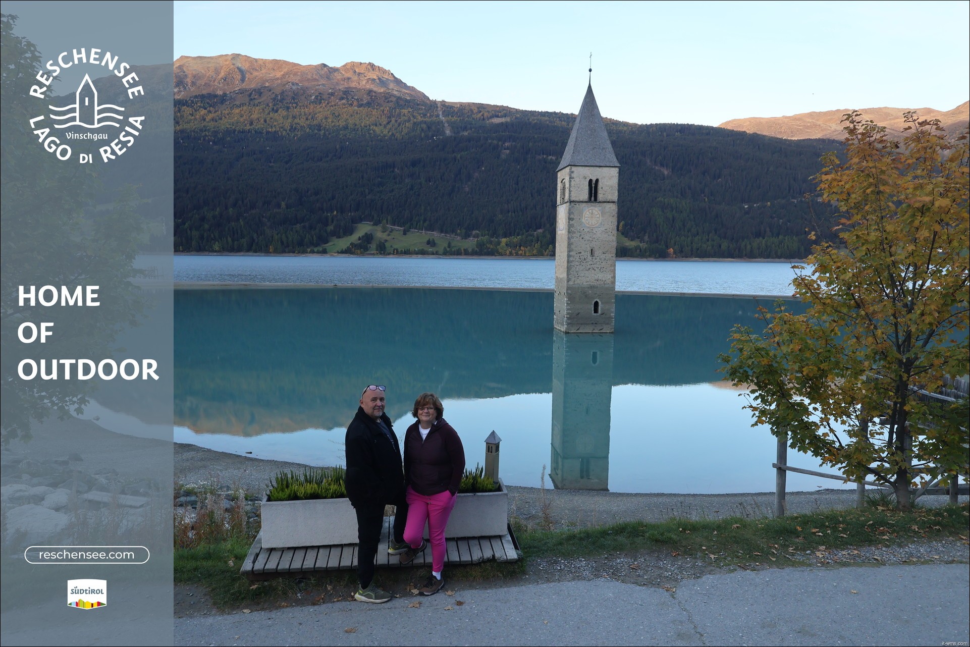 Archiv Foto Webcam Reschensee mit versunkenem Turm