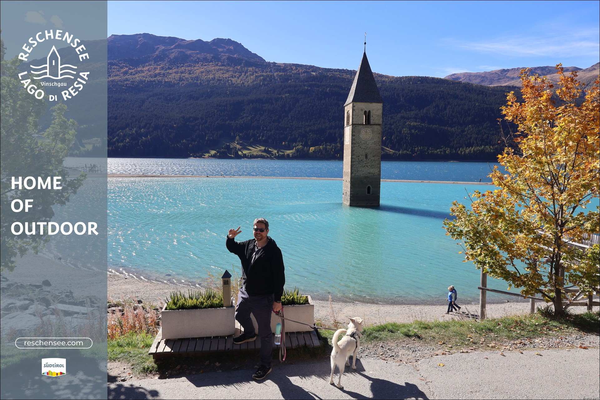 Archiv Foto Webcam Reschensee mit versunkenem Turm