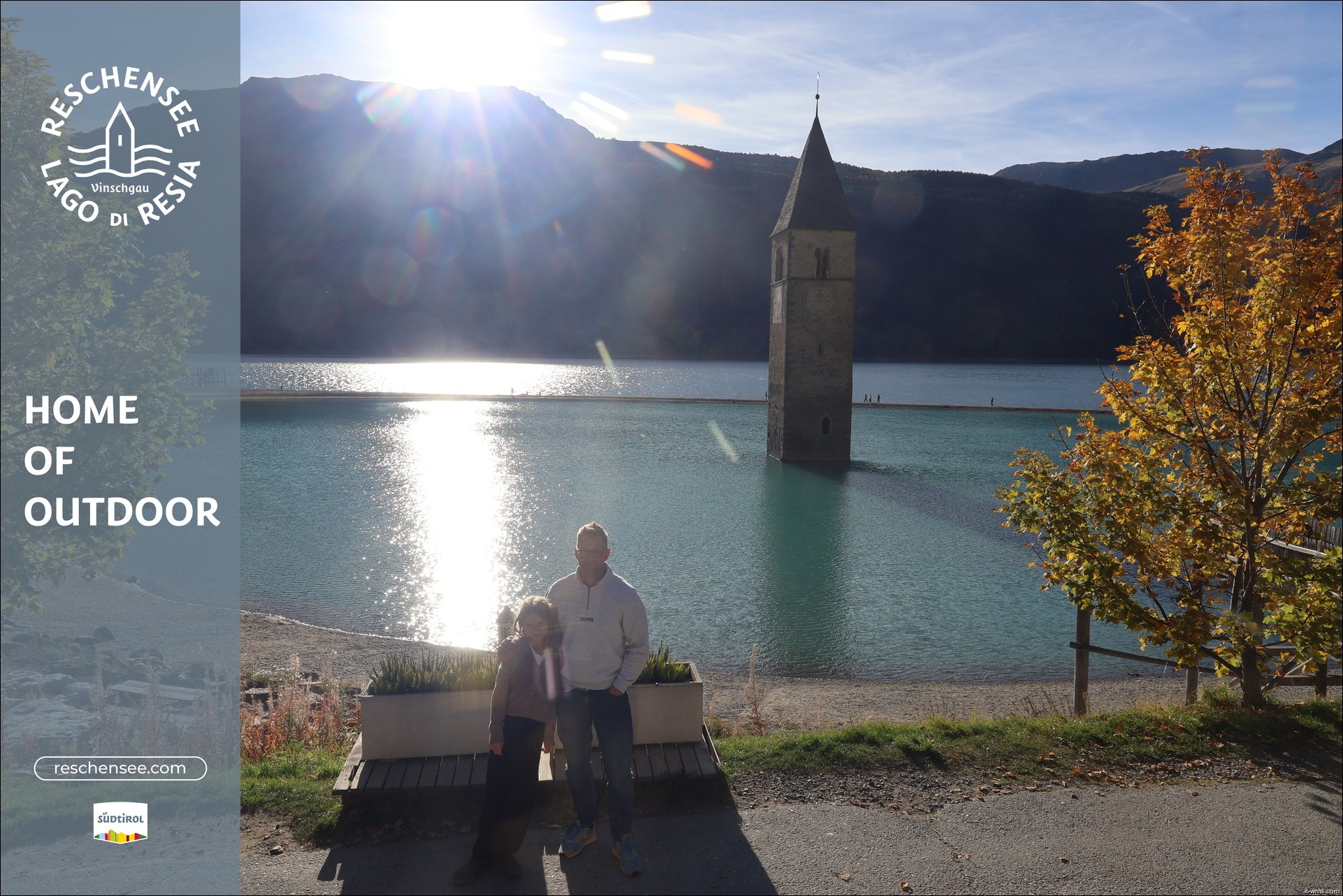 Archiv Foto Webcam Reschensee mit versunkenem Turm