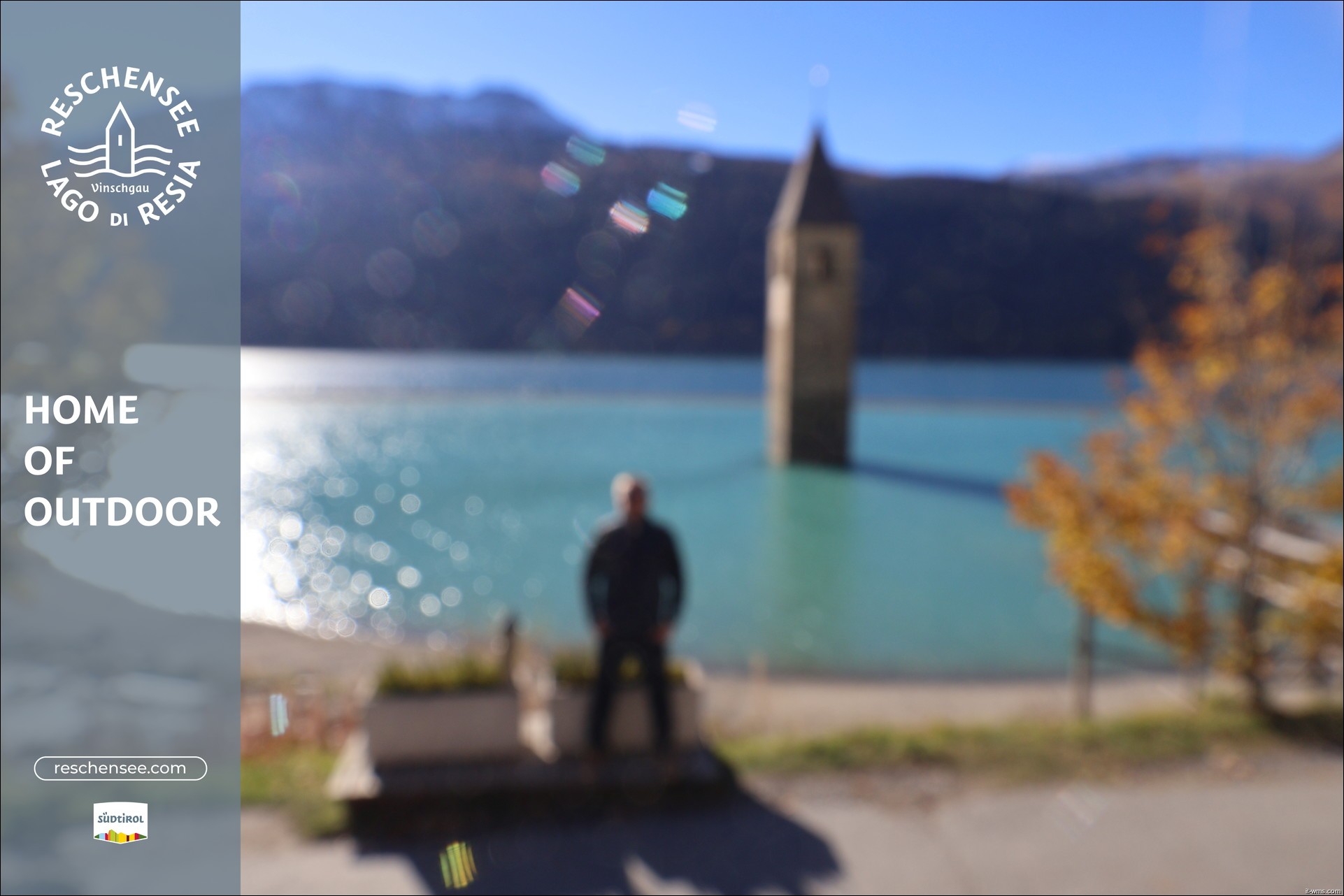 Archiv Foto Webcam Reschensee mit versunkenem Turm