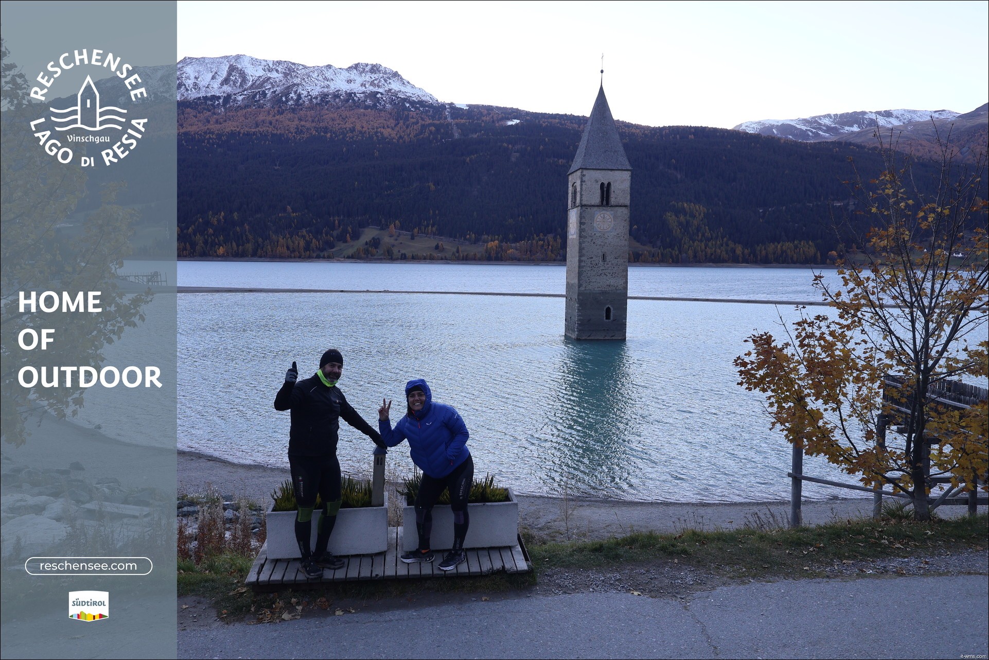 Archiv Foto Webcam Reschensee mit versunkenem Turm