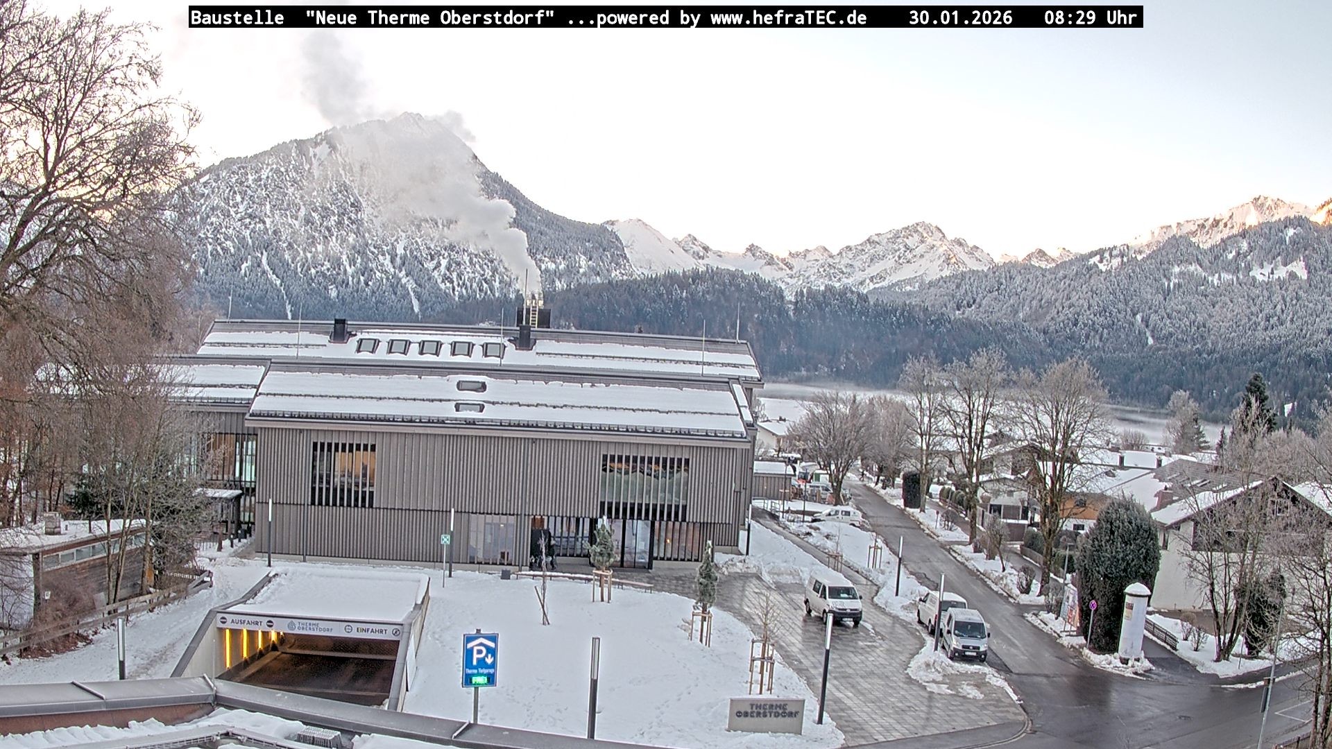 Archived image Webcam Tourist Information Oberstdorf Haus
