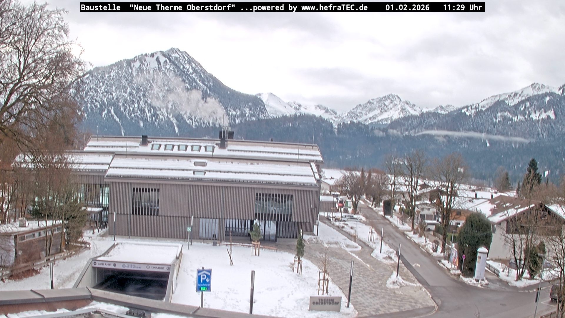 Archiv Foto Webcam Touristinformation Oberstdorf Haus