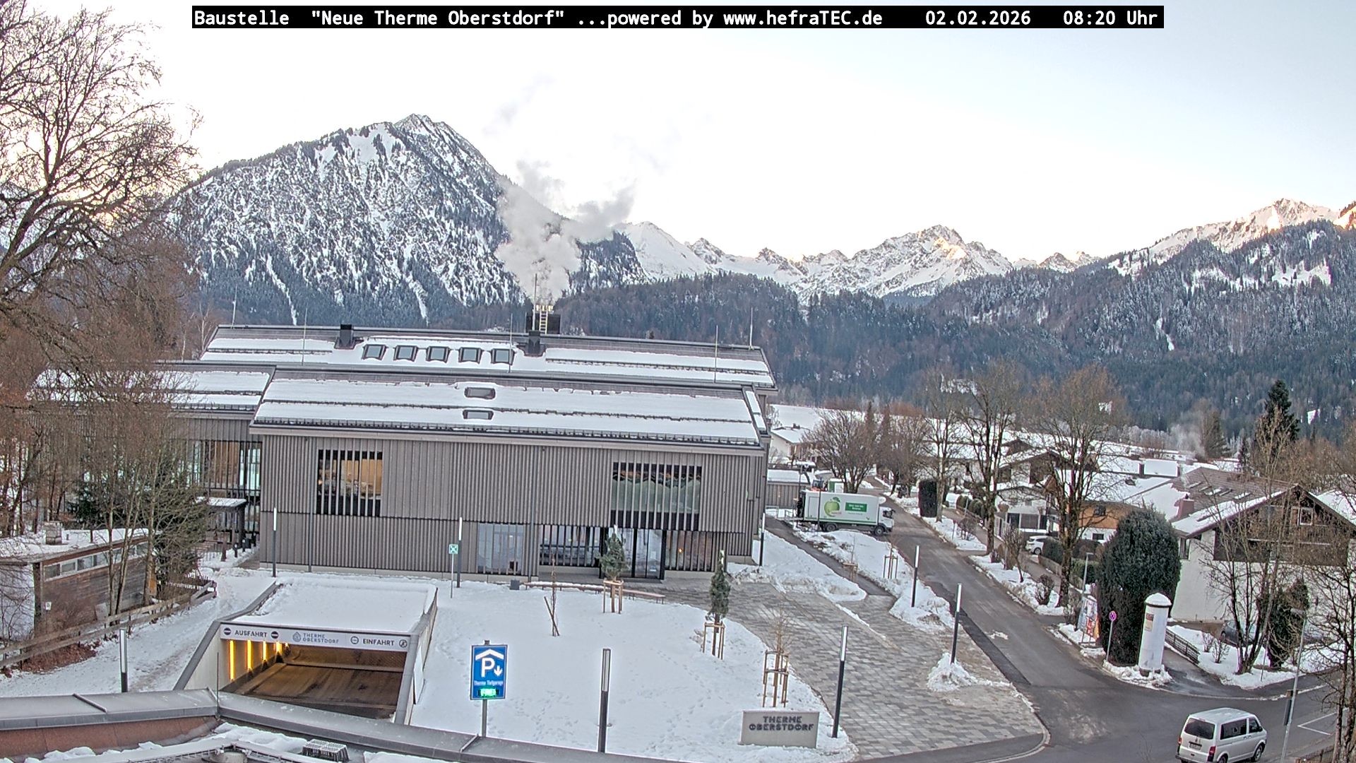 Archived image Webcam Tourist Information Oberstdorf Haus