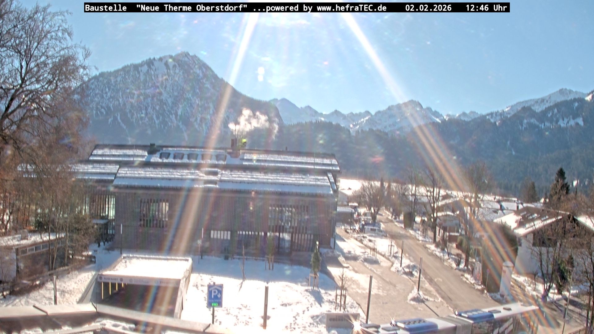 Archived image Webcam Tourist Information Oberstdorf Haus