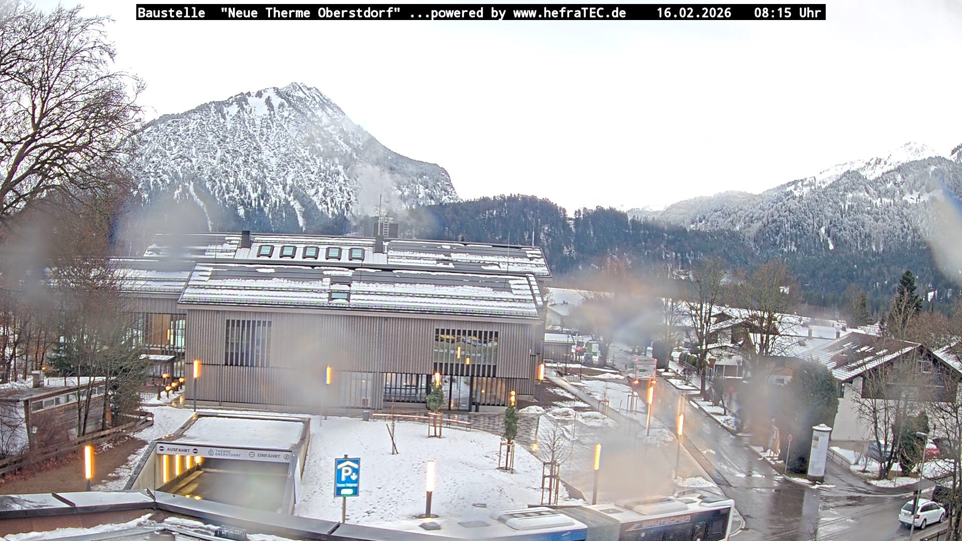 Archived image Webcam Tourist Information Oberstdorf Haus