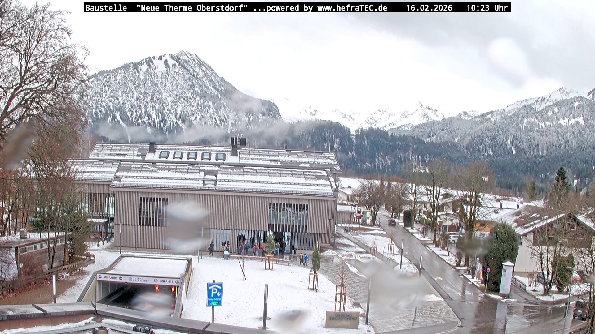 Archived image Webcam Tourist Information Oberstdorf Haus