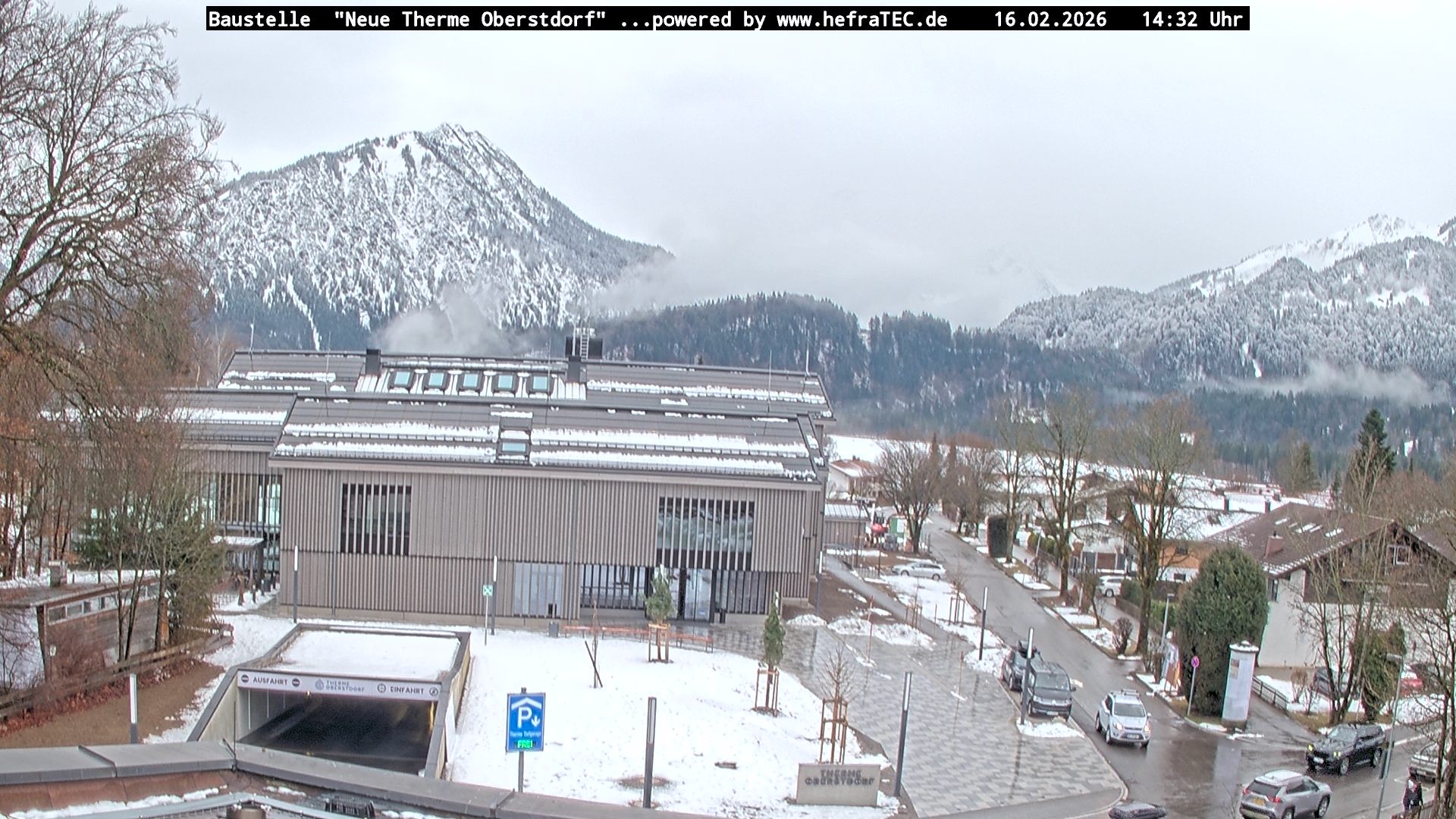Archived image Webcam Tourist Information Oberstdorf Haus