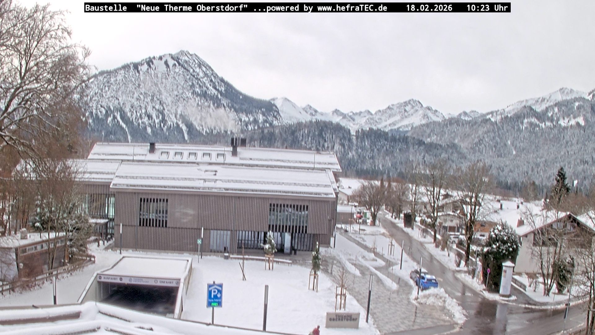 Archived image Webcam Tourist Information Oberstdorf Haus