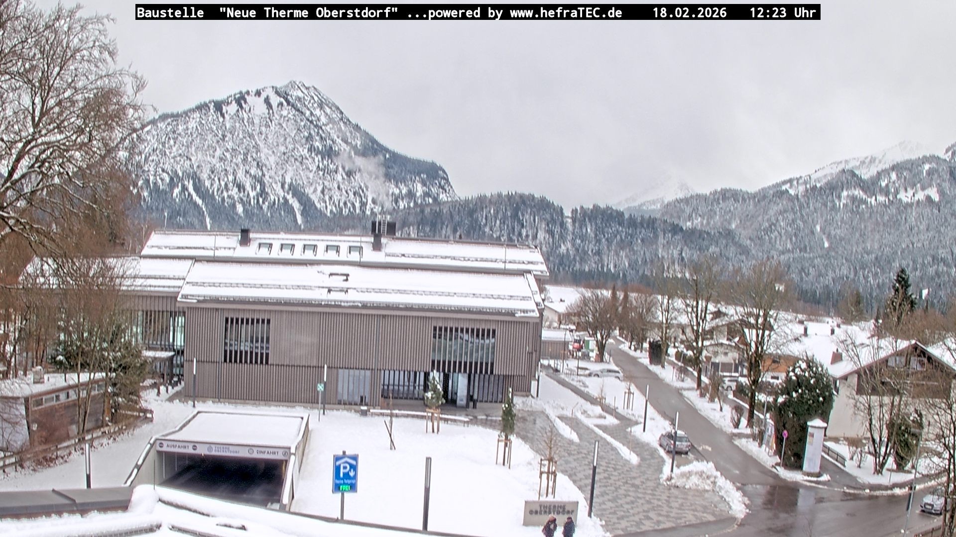 Archived image Webcam Tourist Information Oberstdorf Haus