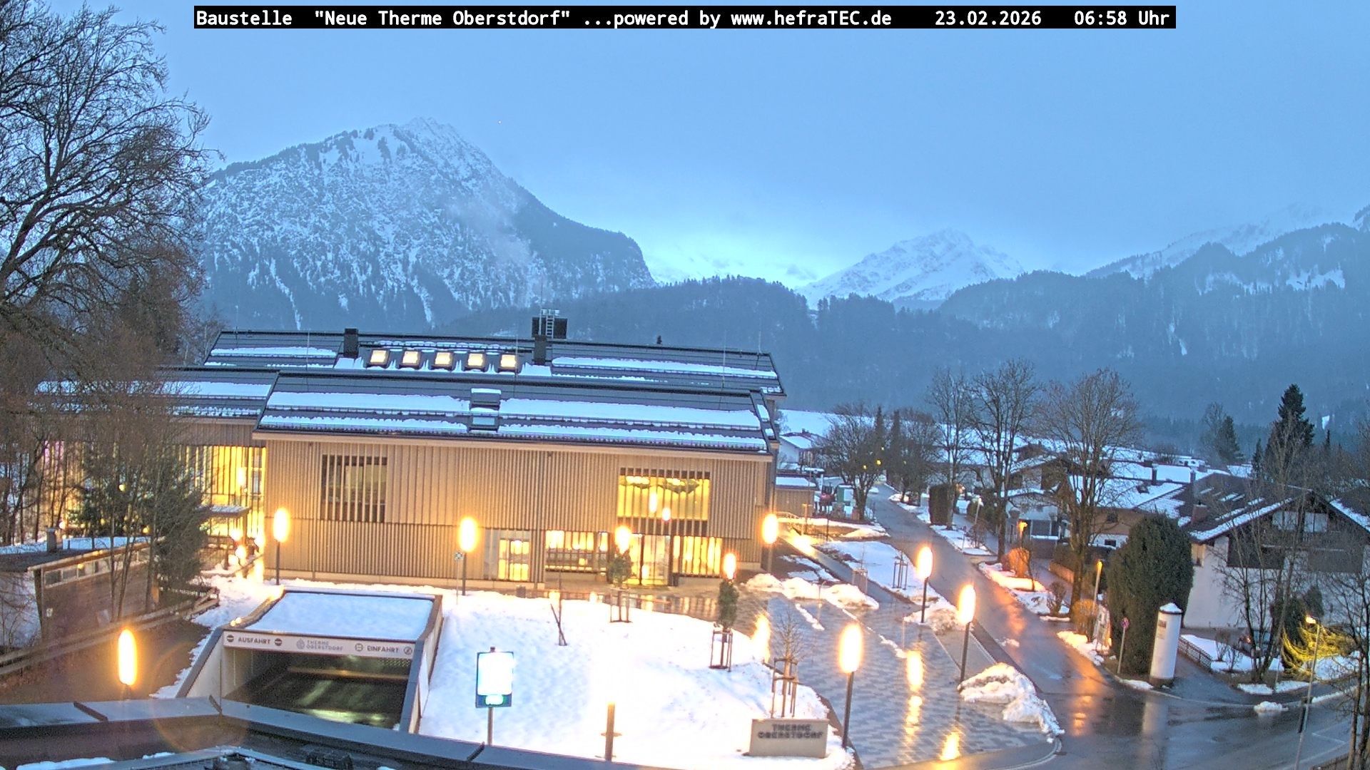 Archiv Foto Webcam Touristinformation Oberstdorf Haus