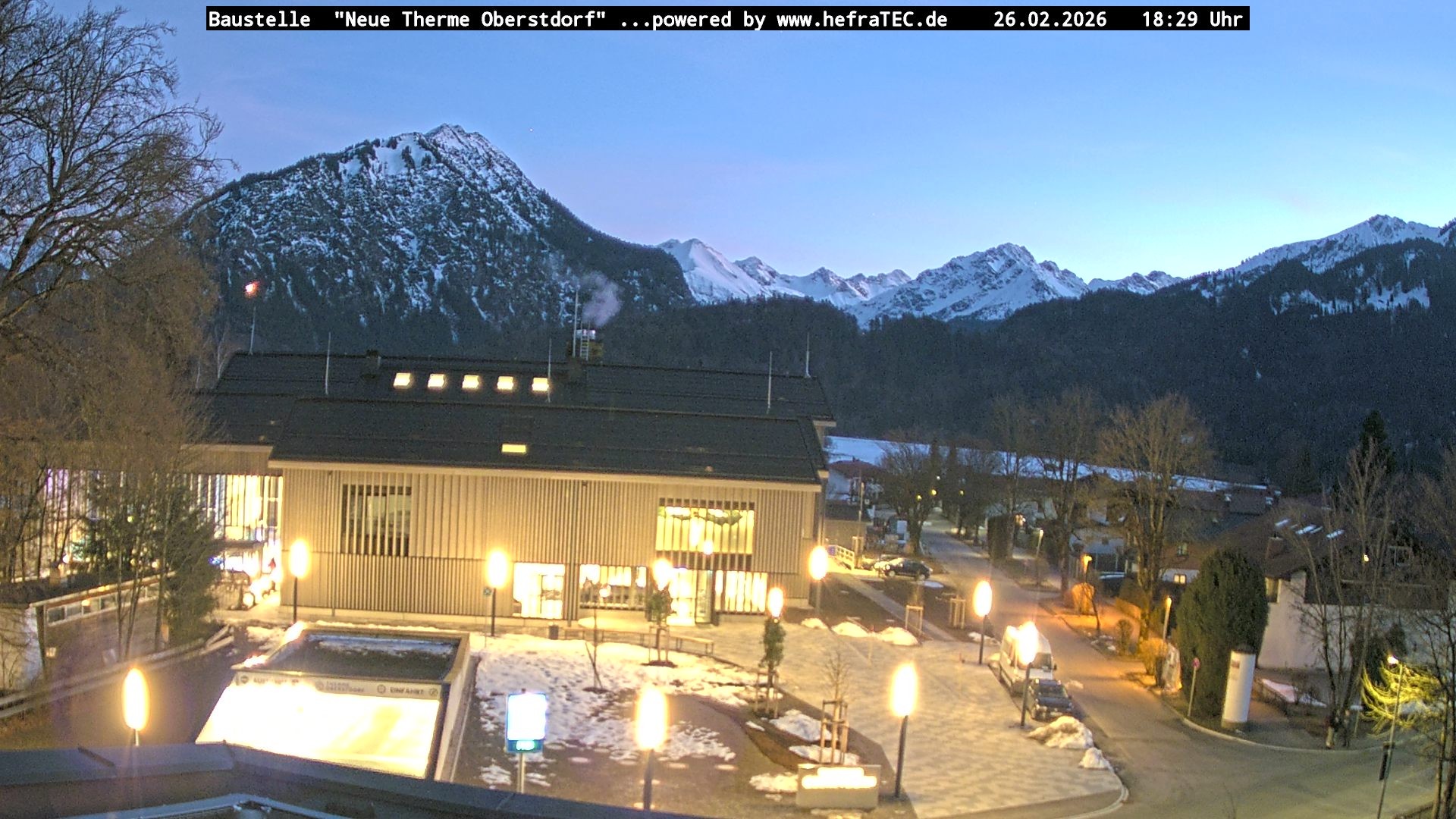 Archived image Webcam Tourist Information Oberstdorf Haus