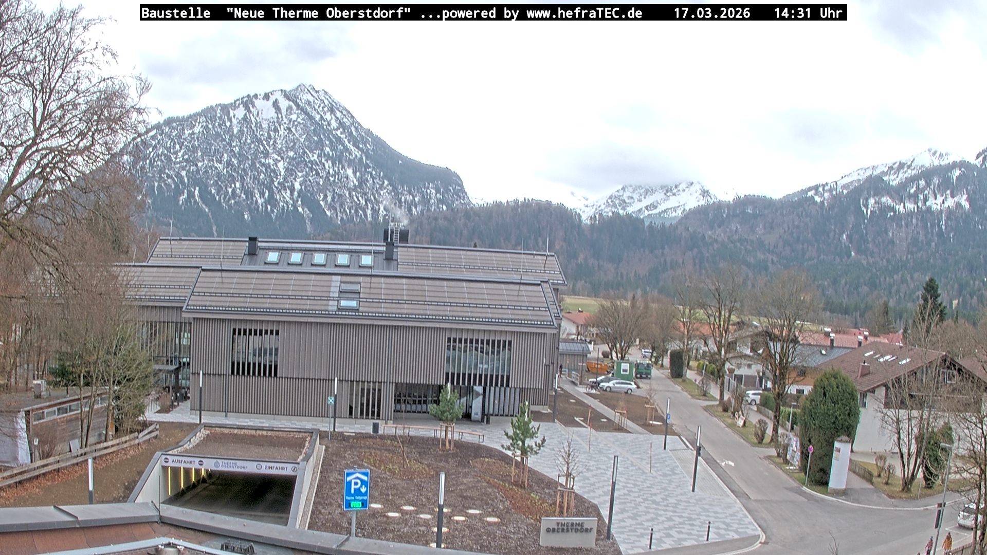 Archived image Webcam Tourist Information Oberstdorf Haus