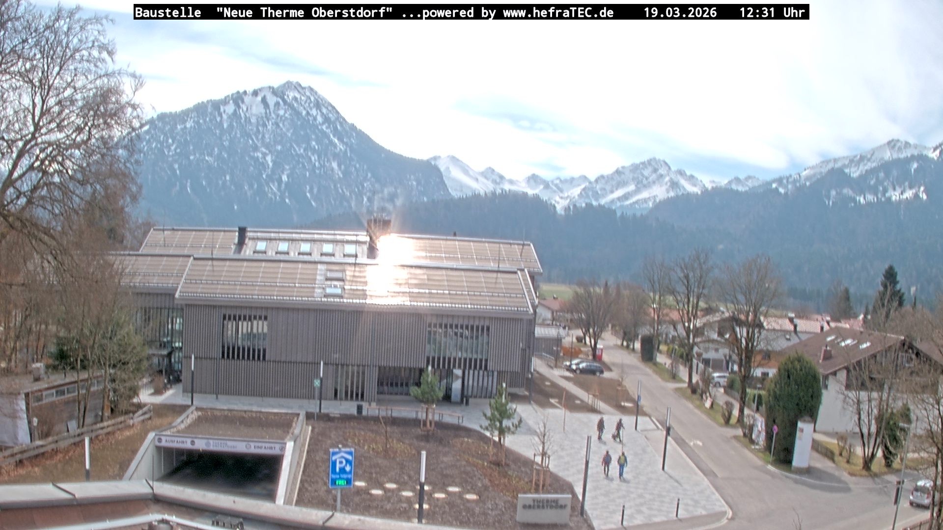 Archived image Webcam Tourist Information Oberstdorf Haus