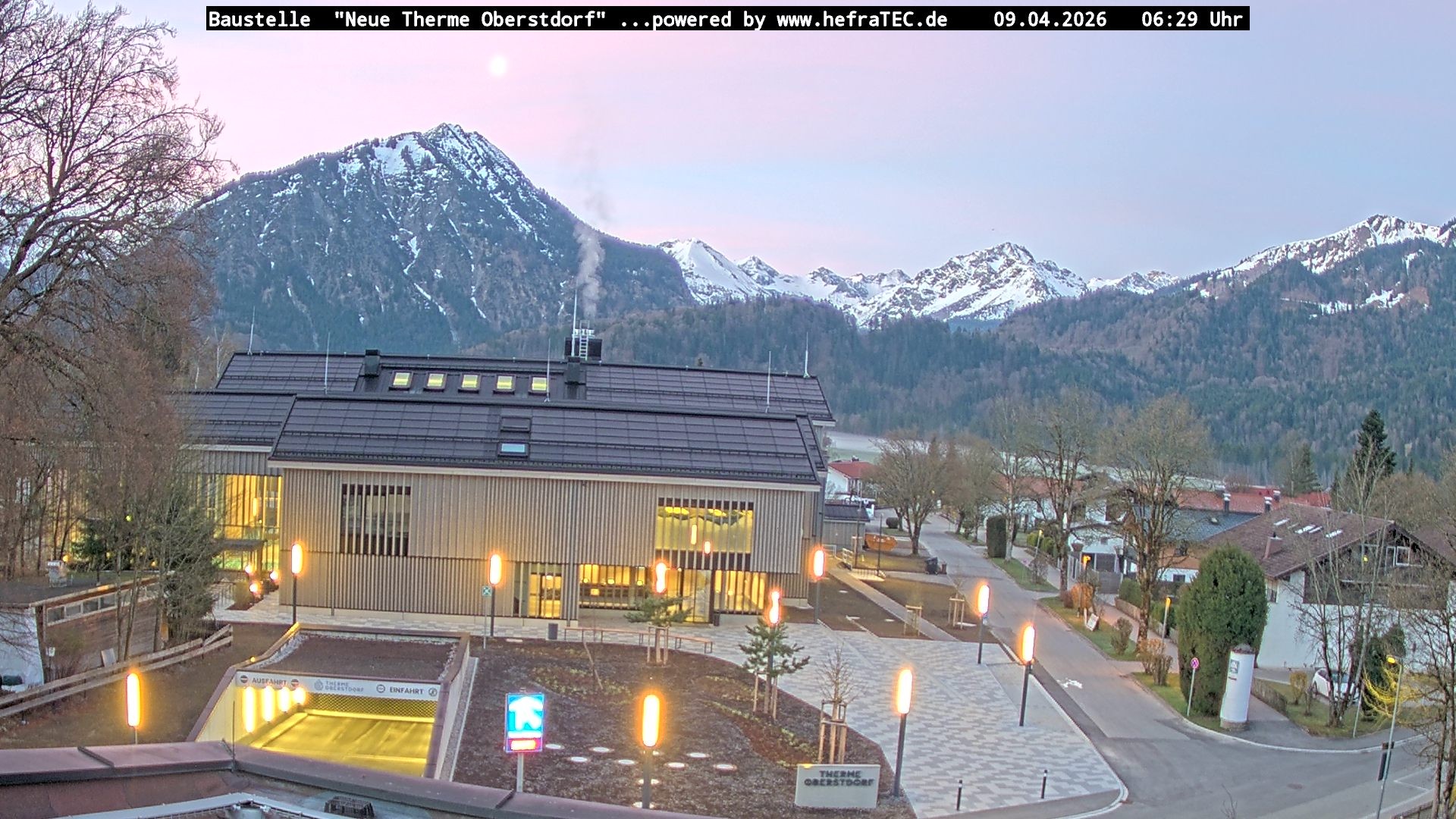 Archived image Webcam Tourist Information Oberstdorf Haus