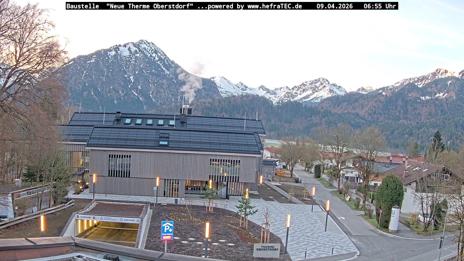 Archived image Webcam Tourist Information Oberstdorf Haus