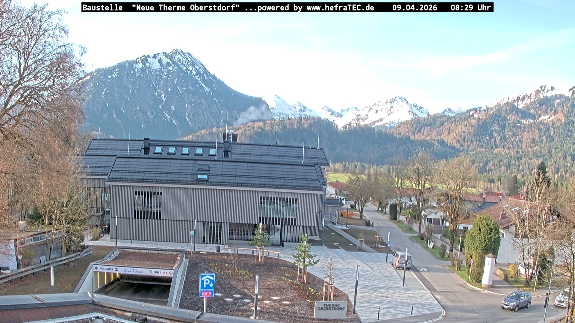Archived image Webcam Tourist Information Oberstdorf Haus
