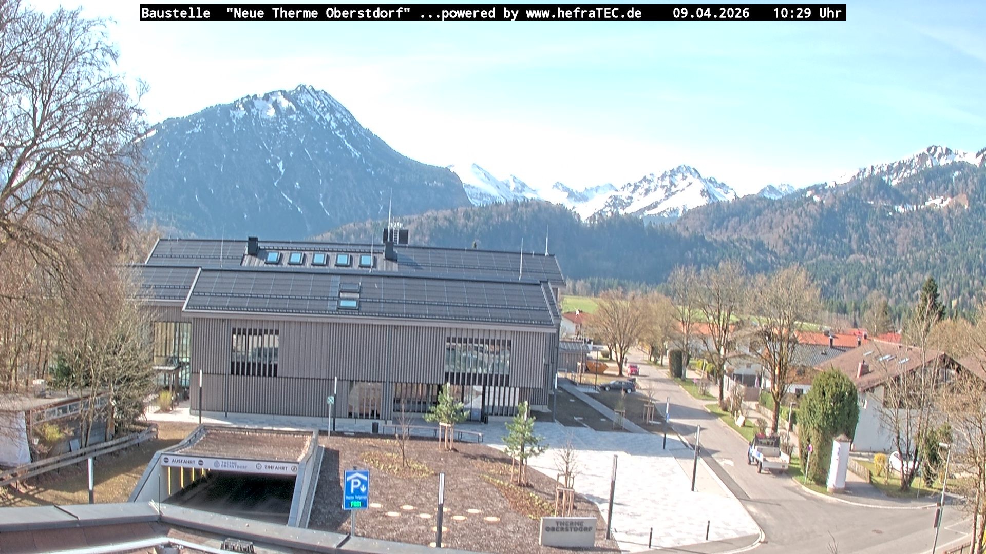 Archived image Webcam Tourist Information Oberstdorf Haus