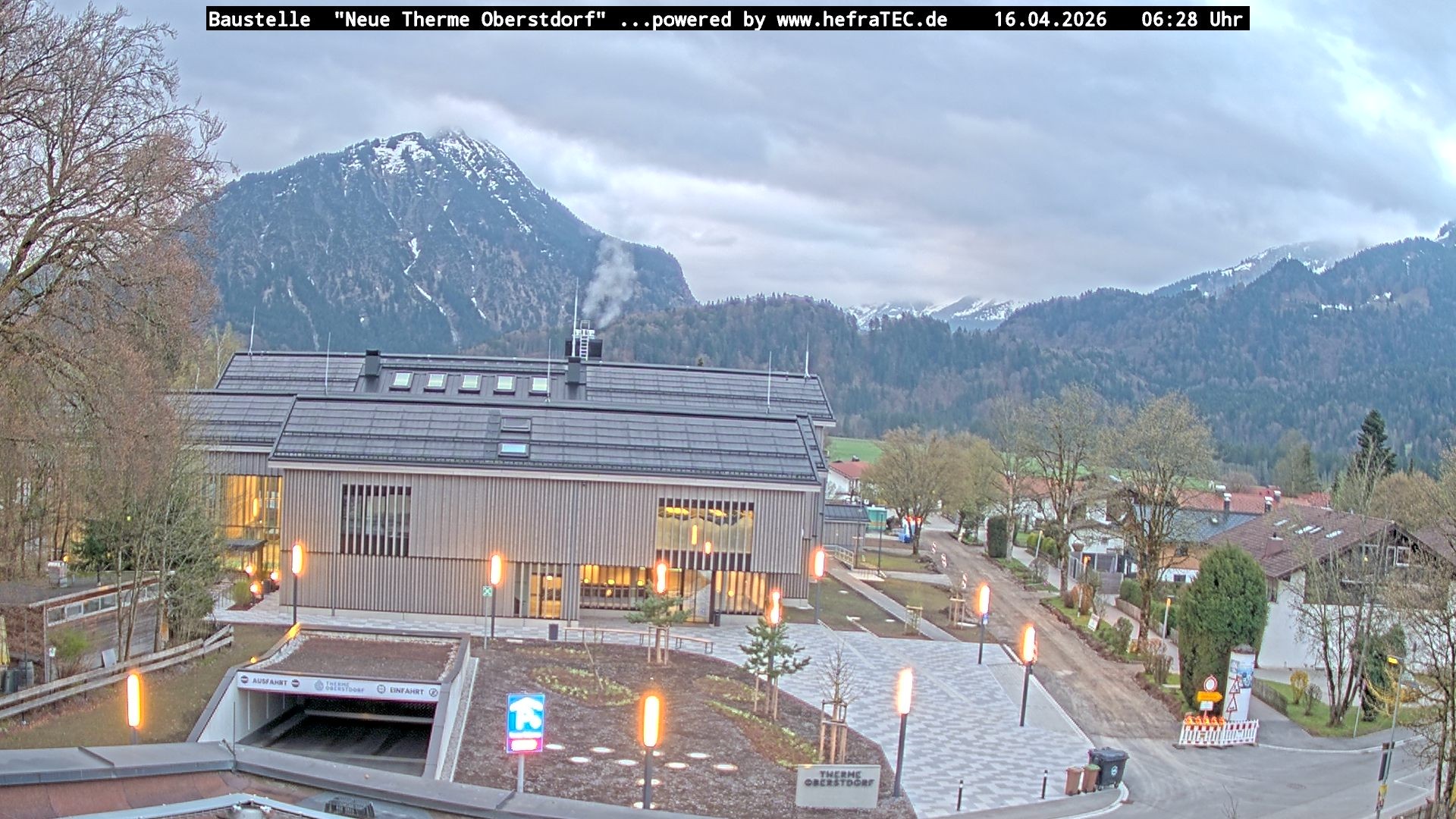 Archived image Webcam Tourist Information Oberstdorf Haus
