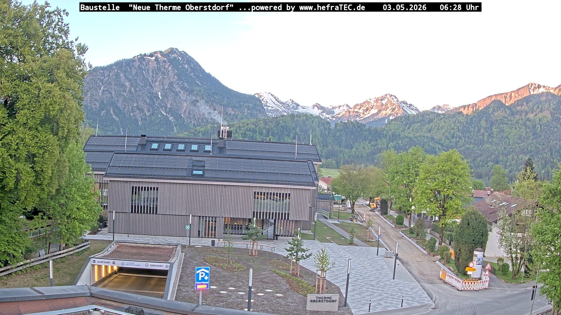 Archived image Webcam Tourist Information Oberstdorf Haus