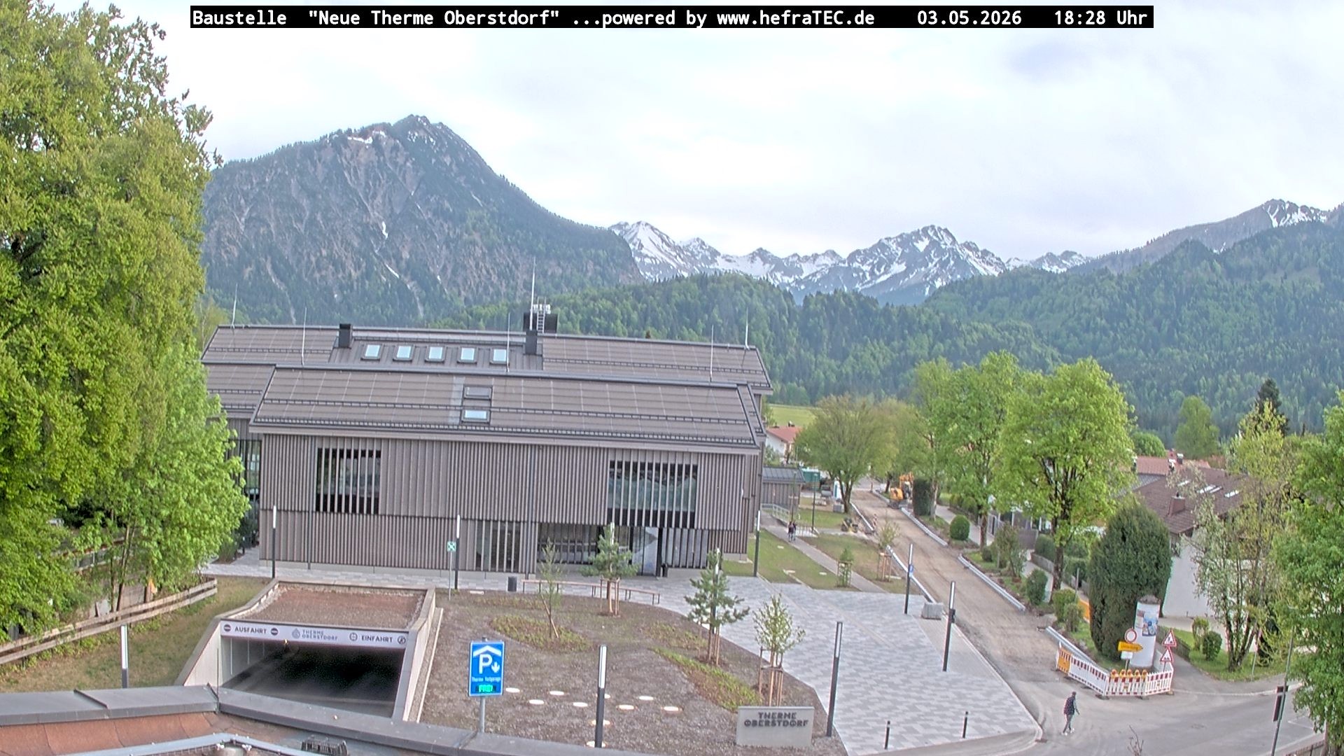 Archived image Webcam Tourist Information Oberstdorf Haus