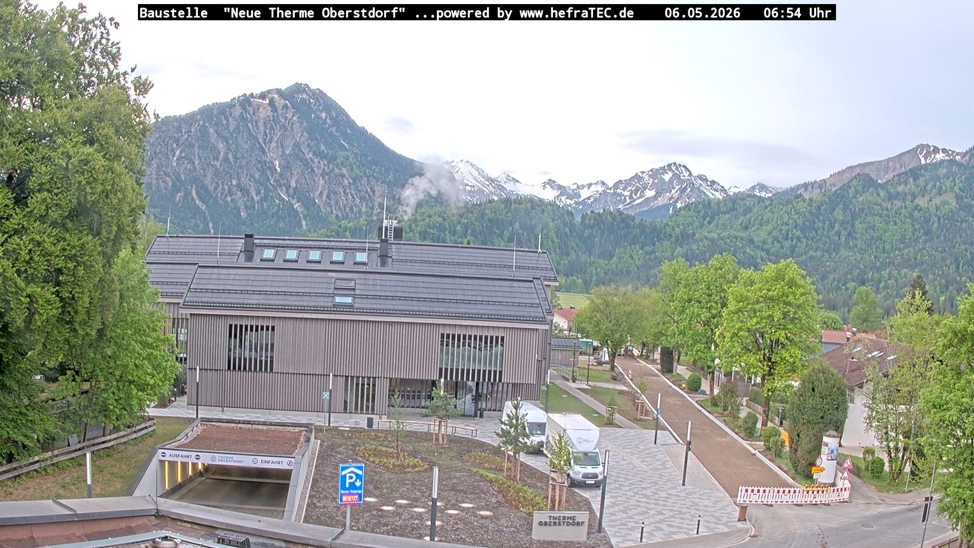 Archived image Webcam Tourist Information Oberstdorf Haus