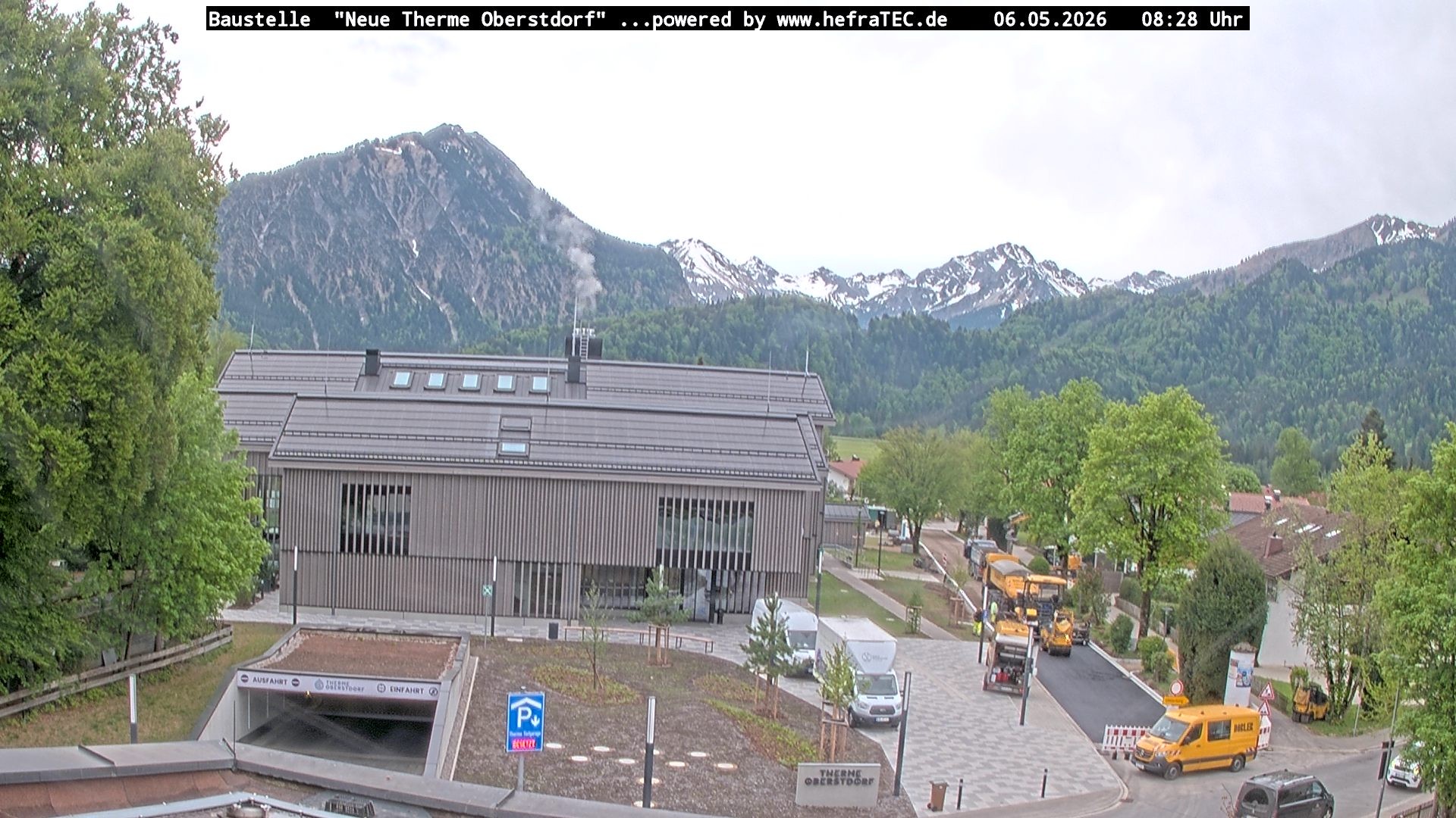 Archived image Webcam Tourist Information Oberstdorf Haus