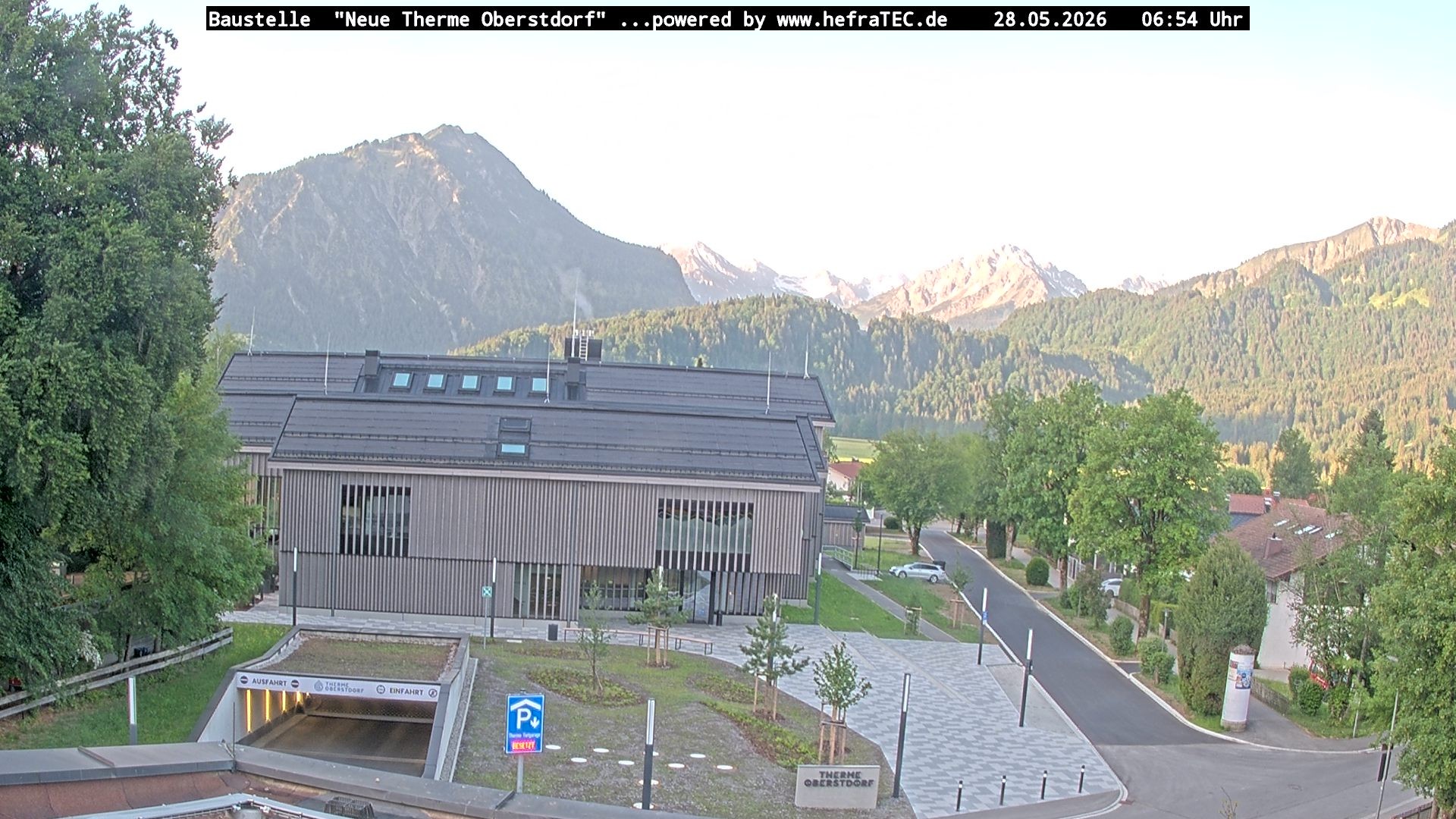 Archived image Webcam Tourist Information Oberstdorf Haus